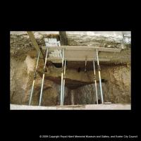 The defensive ditches under excavation in Paul Street
