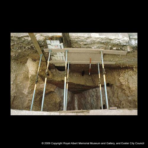 The defensive ditches under excavation in Paul Street