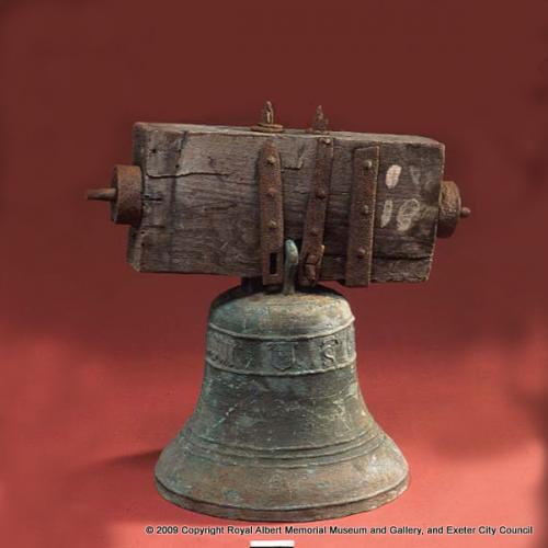 A bell cast in the Exeter foundry c1620