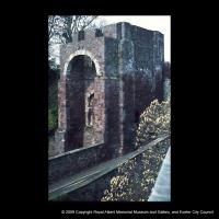 View of the Rougemont castle gatehouse
