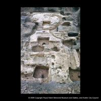 View of the fabrica under excavation
