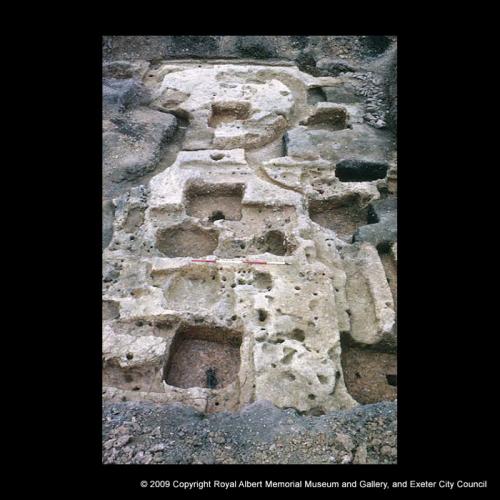 View of the fabrica under excavation