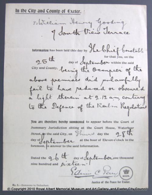 Court summons