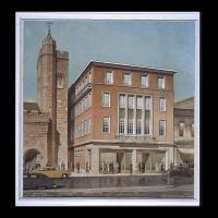 Architect’s drawing of the new Dingle’s shop