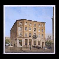Architect’s drawing for the Martin’s Bank