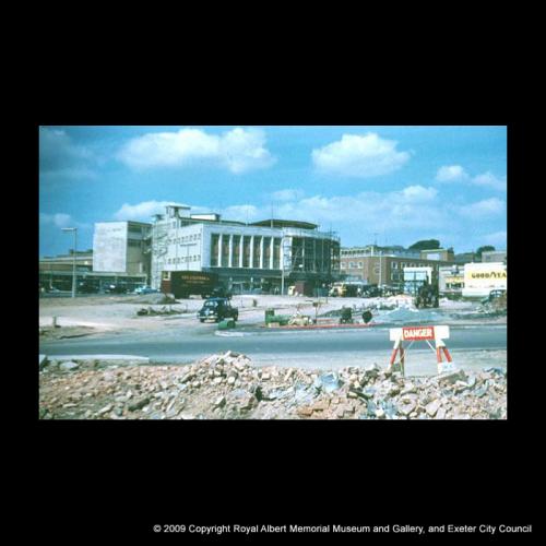 The Eastgate area under reconstruction