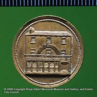 A token of the Coach and Horses Inn (obverse)