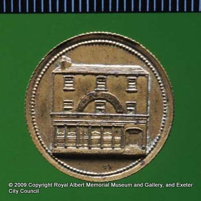 A token of the Coach and Horses Inn (obverse)
