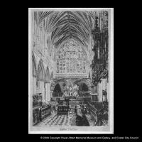 The interior of the Cathedral quire after Scott’s restoration