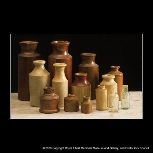 Victorian stoneware jars and bottles