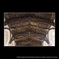 The roof of Exeter Cathedral Chapter House