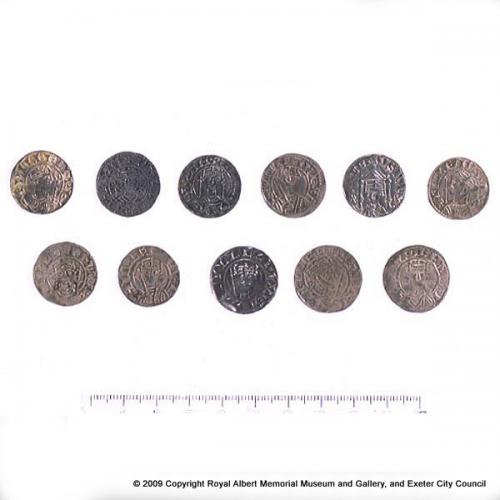 Coins struck by Norman kings at Exeter