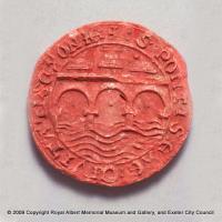 An impression from the Exe Bridge seal