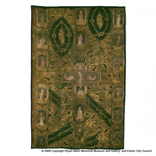The medieval vestment from St Mary Arches church