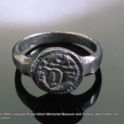 A silver ring from Exe Bridge