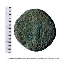 An early Roman coin from Topsham Road (reverse)