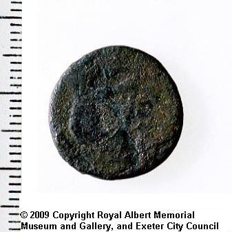 Coin of Julius Caesar found at Hamlin Lane allotments