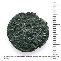 A Middle Saxon coin imported from Frisia (obverse)