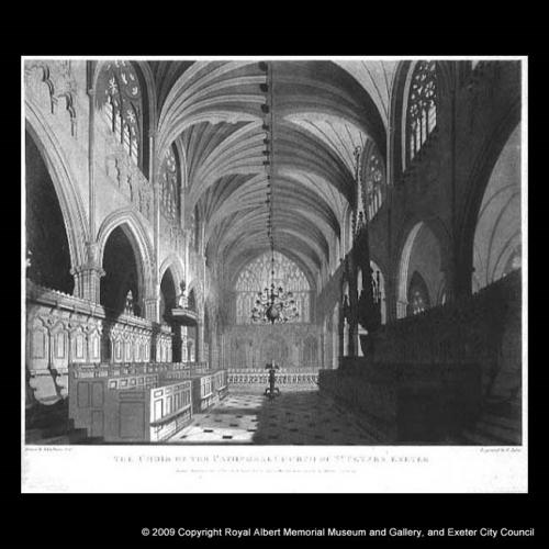 The interior of the Cathedral quire before Scott’s restoration