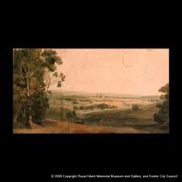 Exeter from Exwick: the Frances Towne watercolour