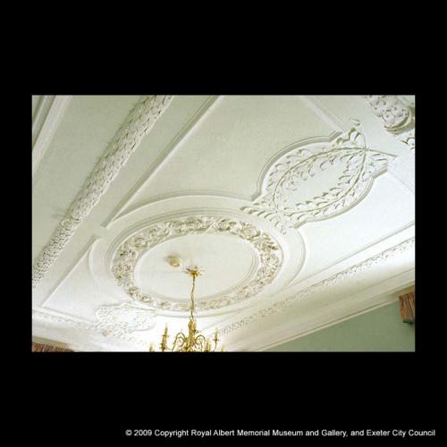 Cleeve House: the plaster ceiling