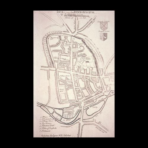 Stukeley’s map of Exeter of 1723
