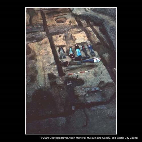 Archaeologists lying in soldiers’ barracks at Bartholomew Street