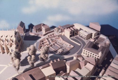 Model of the Roman bath–house
