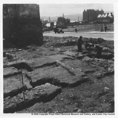 Excavation in the forum, 1947