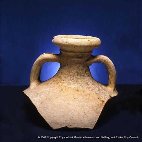 The upper half of an amphora