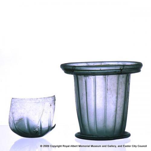 Two glass vessels