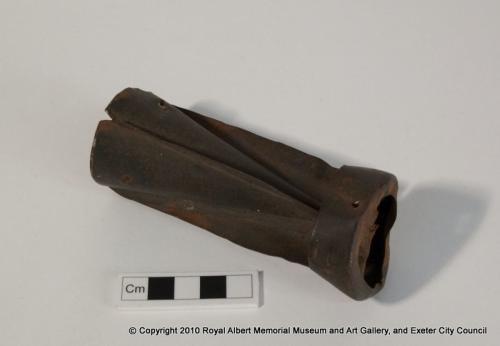 Fragment from a bomb