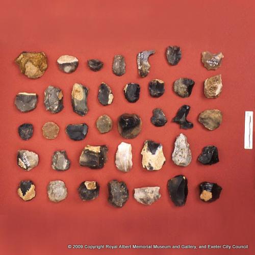 Flint tools found between Topsham and Countess Wear
