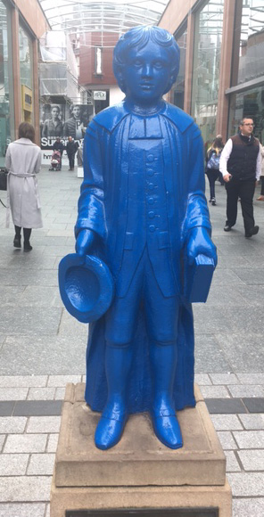 8. The Blue Boy Statue, Princesshay, Exeter