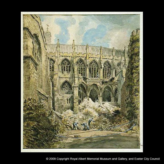 Damage to the cathedral
